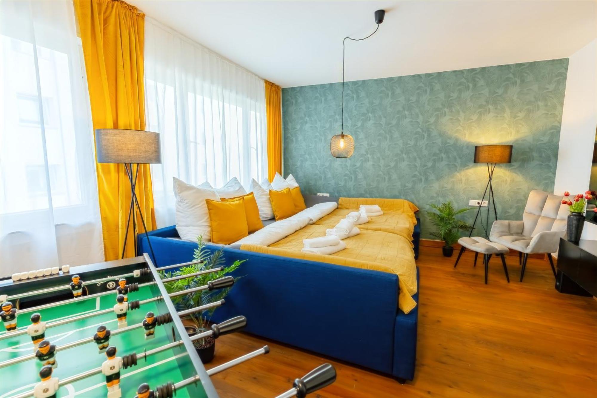 The Big Muenster Fuer Bis Zu 12, Whirlpool, Sauna, Zentral, Tischfussball, Balkon, Gasgrill Ulm Ngoại thất bức ảnh
