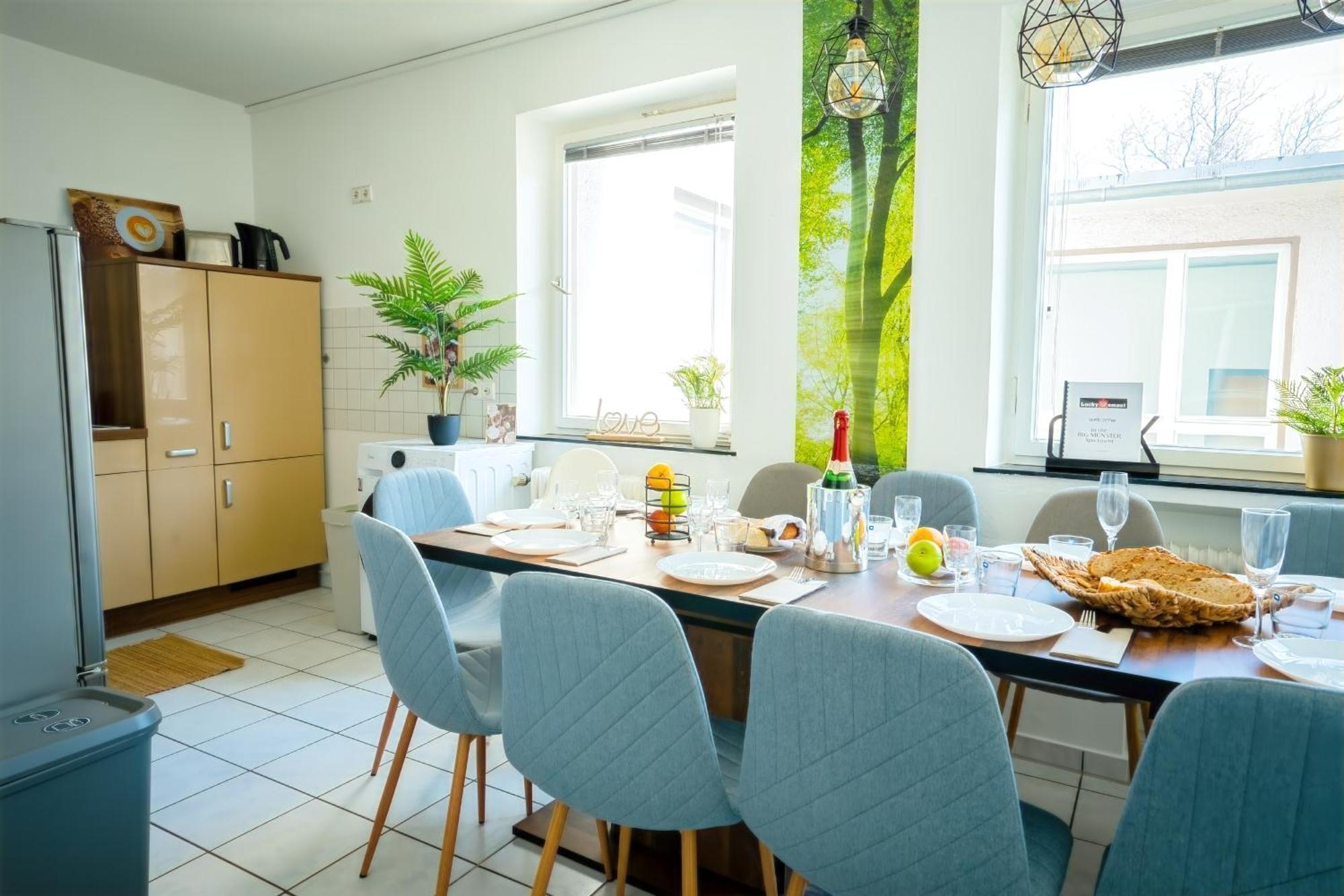 The Big Muenster Fuer Bis Zu 12, Whirlpool, Sauna, Zentral, Tischfussball, Balkon, Gasgrill Ulm Ngoại thất bức ảnh