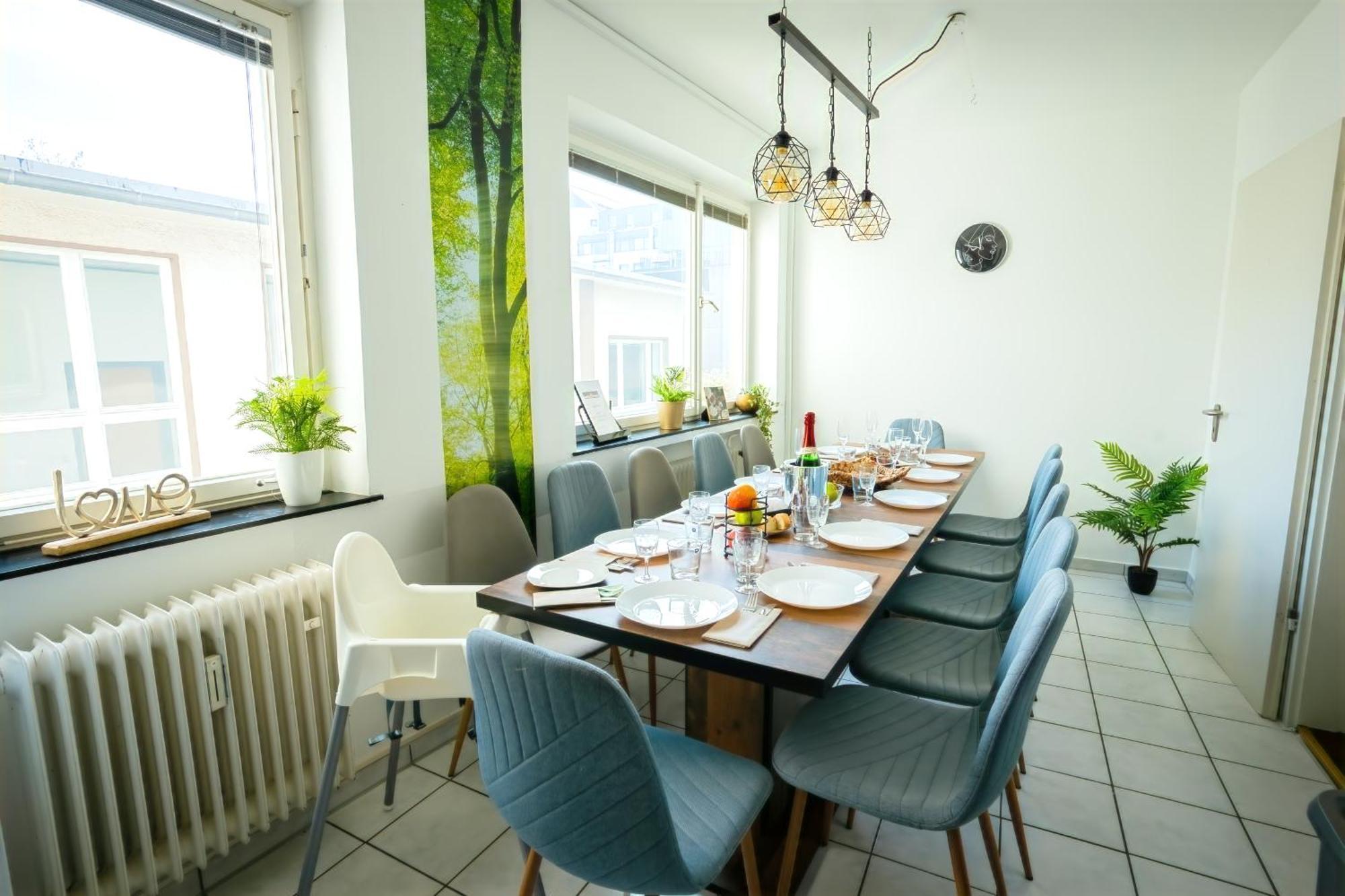 The Big Muenster Fuer Bis Zu 12, Whirlpool, Sauna, Zentral, Tischfussball, Balkon, Gasgrill Ulm Ngoại thất bức ảnh